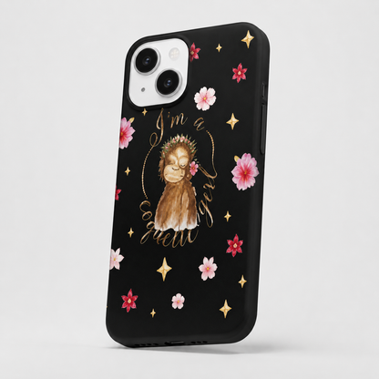 Kaeviq®Floral Sloth Problems Tasarım Telefon Kılıfı