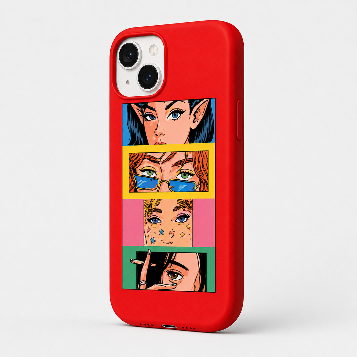 Kaeviq®Pop Art Girls Tasarım Telefon Kılıfı