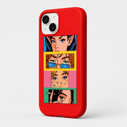 Kaeviq®Pop Art Girls Tasarım Telefon Kılıfı