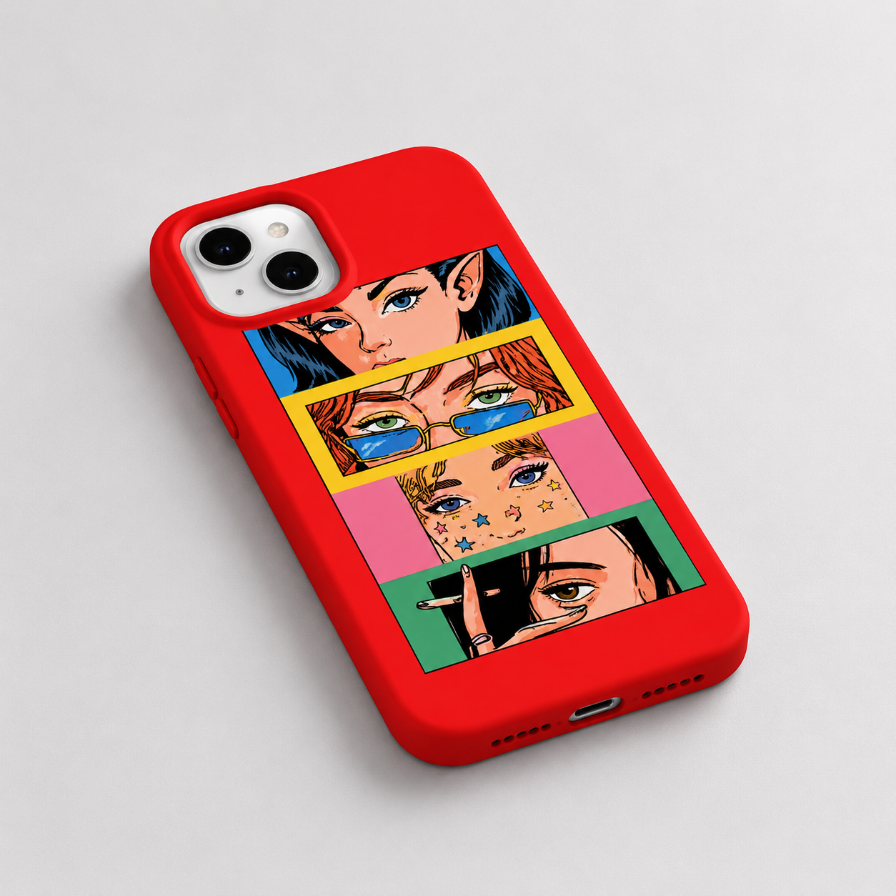 Kaeviq®Pop Art Girls Tasarım Telefon Kılıfı