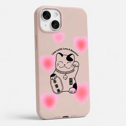 Kaeviq®Lucky Love Cat Tasarım Telefon Kılıfı