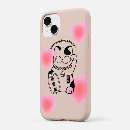 Kaeviq®Lucky Love Cat Tasarım Telefon Kılıfı