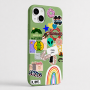 Kaeviq®Take It Easy Sticker Tasarım Telefon Kılıfı