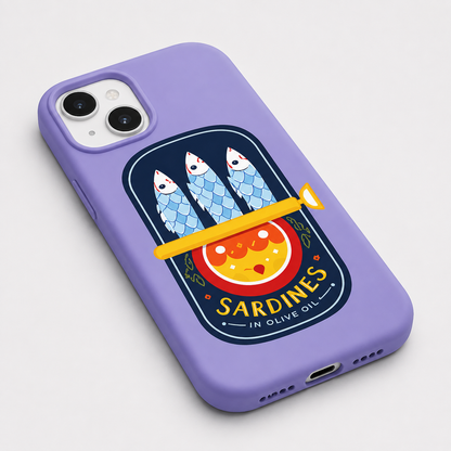 Kaeviq®Sardines Lavender Tasarım Telefon Kılıfı