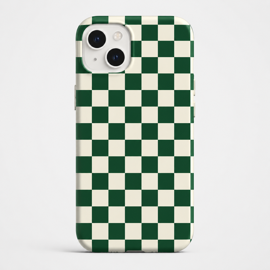 Kaeviq®Green Checkered Tasarım Telefon Kılıfı