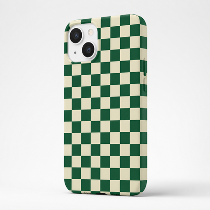 Kaeviq®Green Checkered Tasarım Telefon Kılıfı