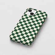 Kaeviq®Green Checkered Tasarım Telefon Kılıfı