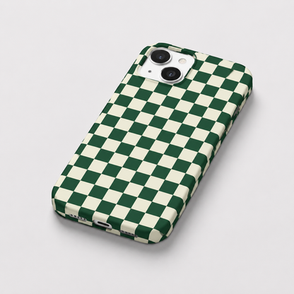 Kaeviq®Green Checkered Tasarım Telefon Kılıfı