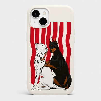 Kaeviq®Best Friends Dogs Tasarım Telefon Kılıfı