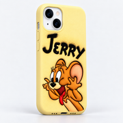 KAEVIQ Sarı Jerry Tasarım Telefon Kılıfı – sol açı