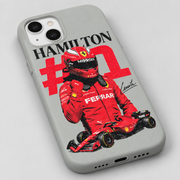 KAEVIQ Hamilton Ferrari Tasarım Telefon Kılıfı – yatay poz